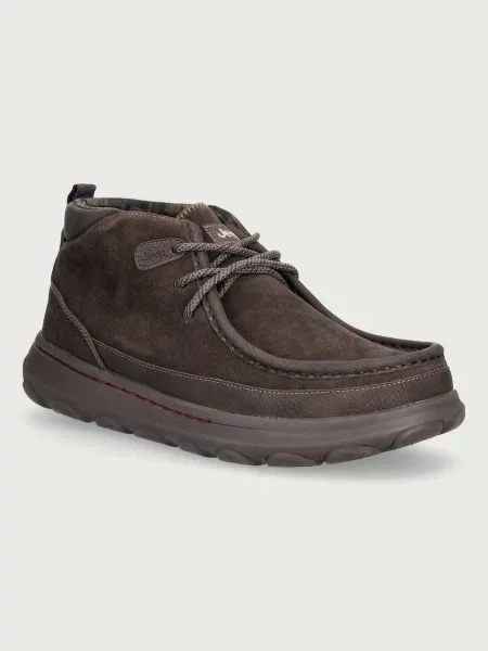 Jeep KAUAI WALLA MID sneakers boty kožené hnědé