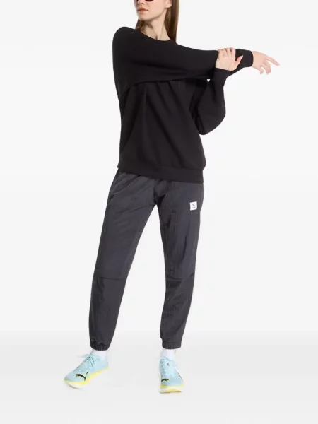 Hanorac crewneck Puma cu decolteu rotund negru