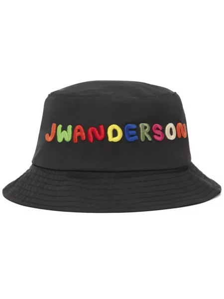 Pălărie Jw Anderson cu broderie negru