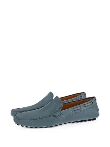 Pantofi loafer Doucal's din piele albastru