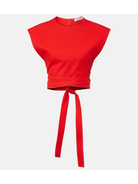 Top Alaïa roșu