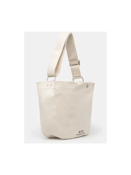 A.P.C. torebka Besace Journal beżowy