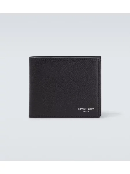 Kožni novčanik Givenchy crna
