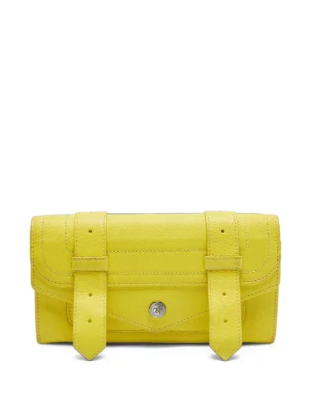 Portofel Proenza Schouler cu cataramă cu bretele galben