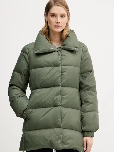 United Colors of Benetton kurtka puchowa zimowa zielony