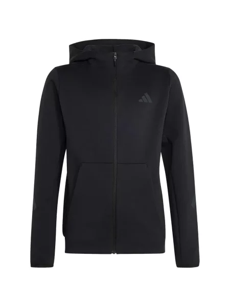 Bluza z kapturem dziecięca Adidas czarna