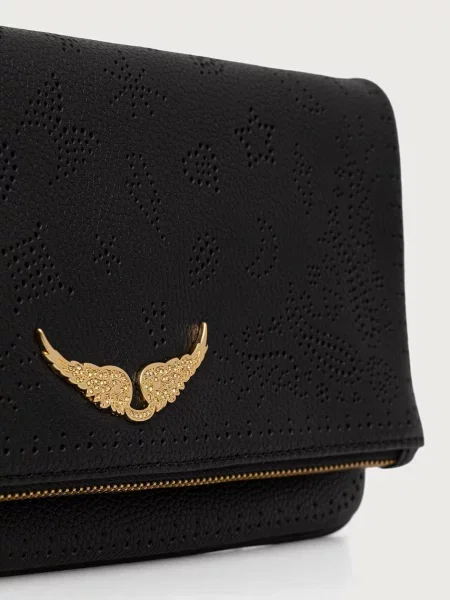 Zadig&Voltaire чанта crossbody дамска от кожа черно
