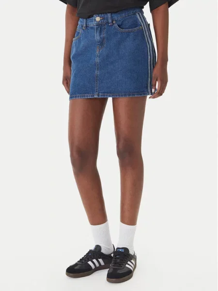 Adidas Spódnica jeansowa niebieski