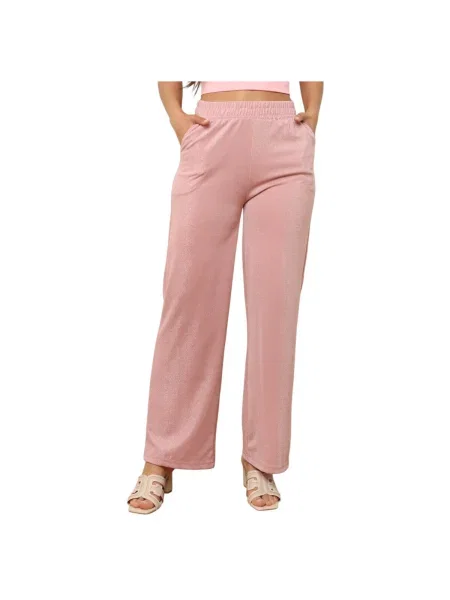 Pantaloni La Modeuse roz