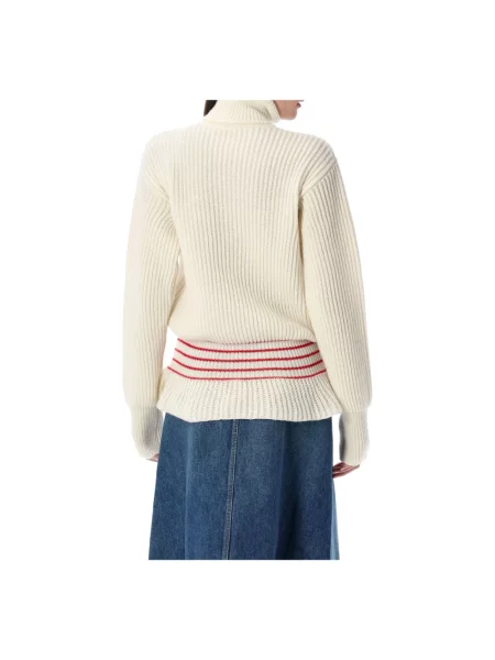 Dzianinowy sweter Chloe beżowy