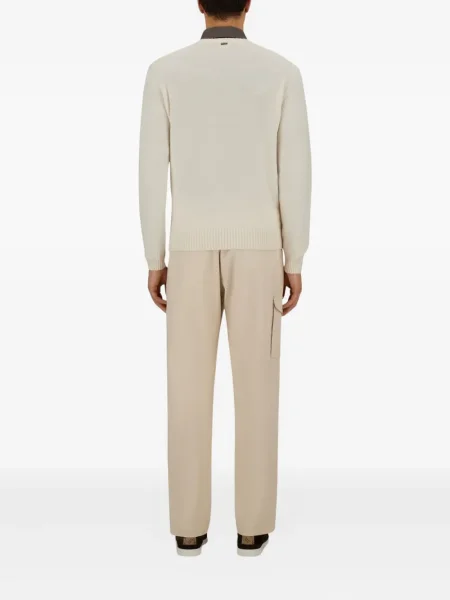 Pulover Herno din cașmir alb