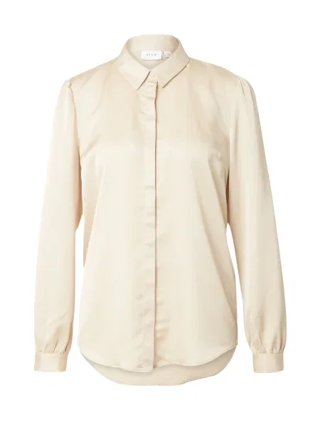 VILA Bluză deschis gri