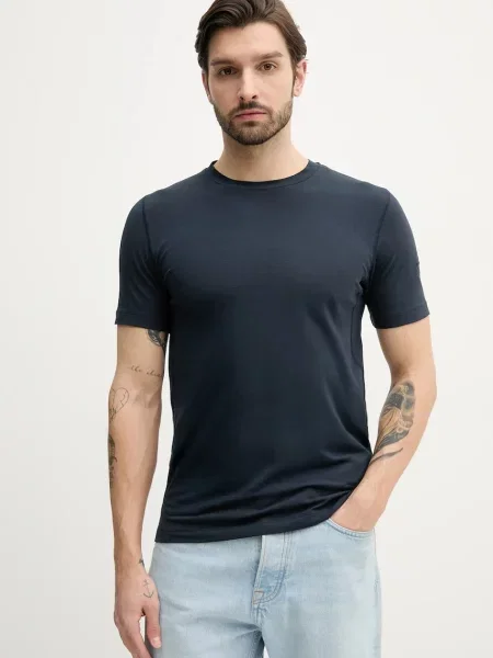 Kratka majica Geox mornarsko modra