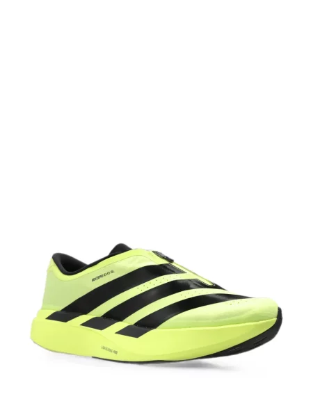 Δερμάτινα τρέξιμο sneakers Adidas Adizero με κέντημα κίτρινο