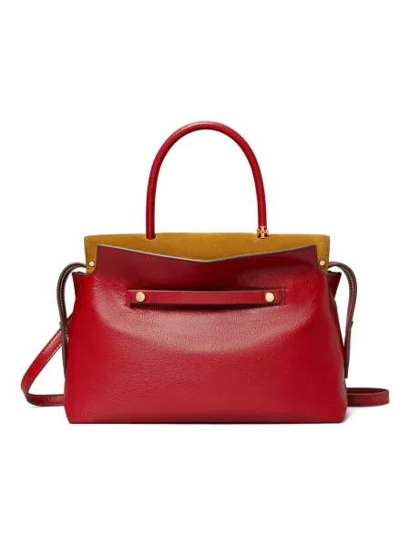 Torebka Tory Burch skórzana czerwona