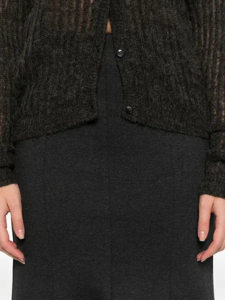 Midi-suknja Rame iznad koljena siva