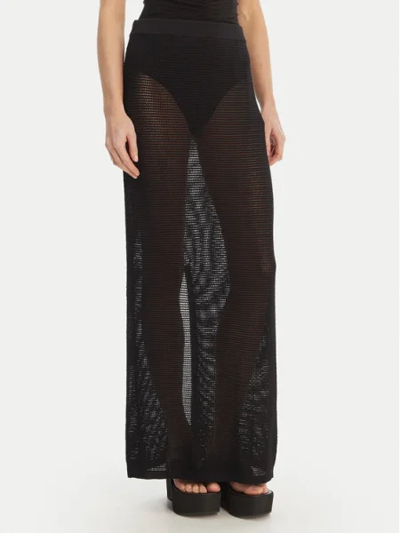 Seafolly Fustă maxi Beach Edit negru