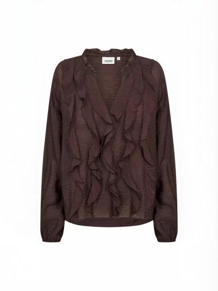 Wasabi Concept Tricou WA-JUDIT ciocolatiu