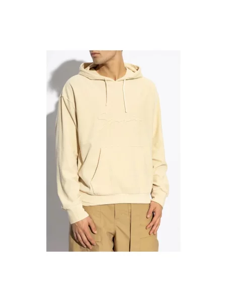 Bluza z kapturem Givenchy z kapturem z logo beżowa