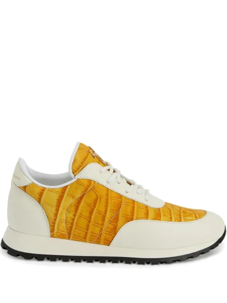 Sneakerși Giuseppe Zanotti din piele galben