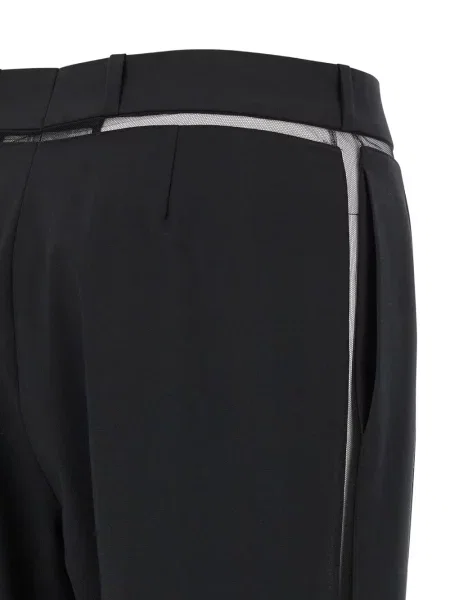 Pantaloni Nensi Dojaka plisate negru