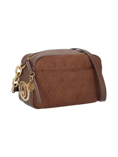 Liu Jo torebka crossbody z imitacji zamszu brązowa