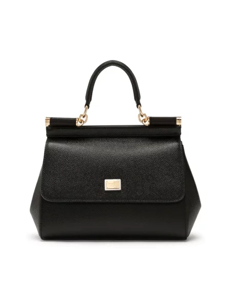 Torebka Dolce And Gabbana zamszowa czarna