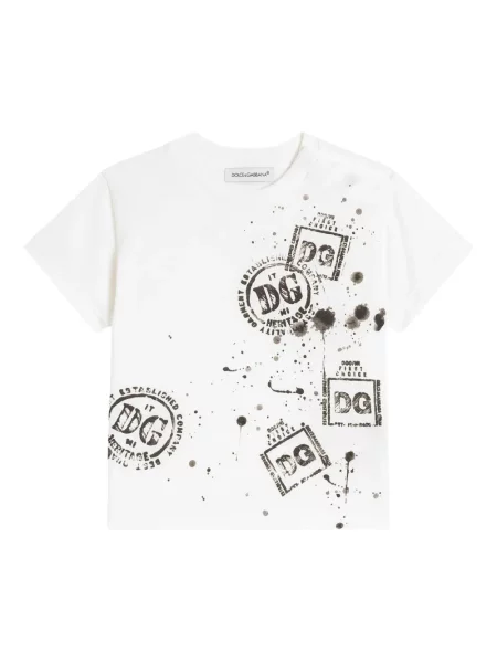 Koszulka dziecięca Dolce And Gabbana biała