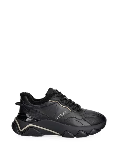 Sneakerși Guess chunky negru