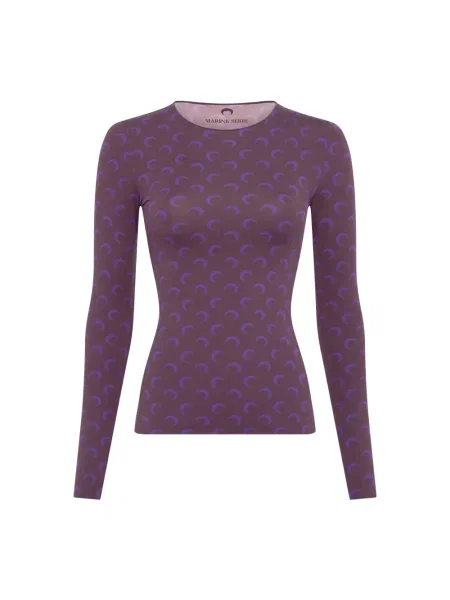 Tricou Marine Serre lung violet