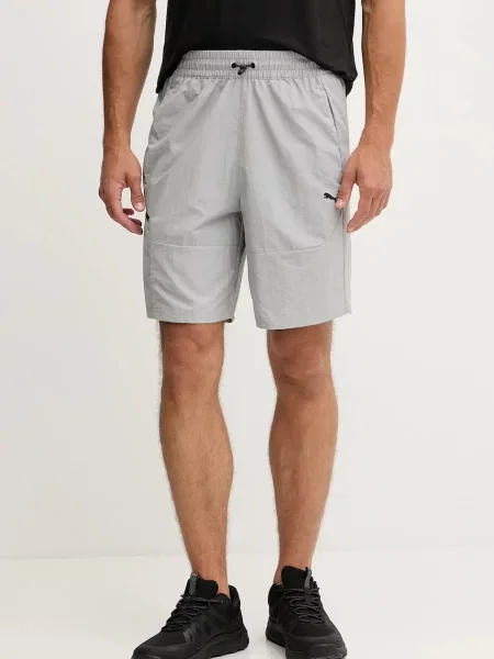 Kratke hlače za trening Puma PUMATECH siva