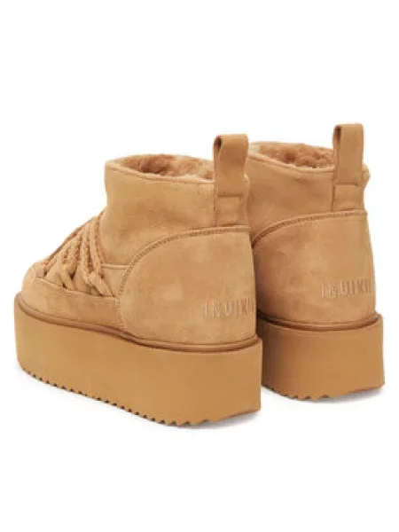 Inuikii Škornji za sneg Classic Low Platform bež