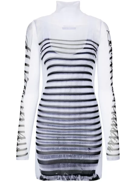Rochie Jean Paul Gaultier plasă alb
