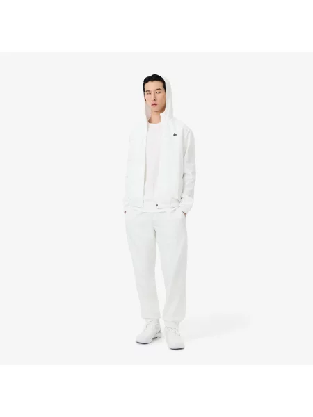 Lacoste T-Shirt Z Okrągłym Dekoltem Z Dżerseju Z Bawełny Pima biała
