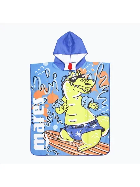 Gyermek poncsó Mares Seaside mermaid. Méret: OS kék