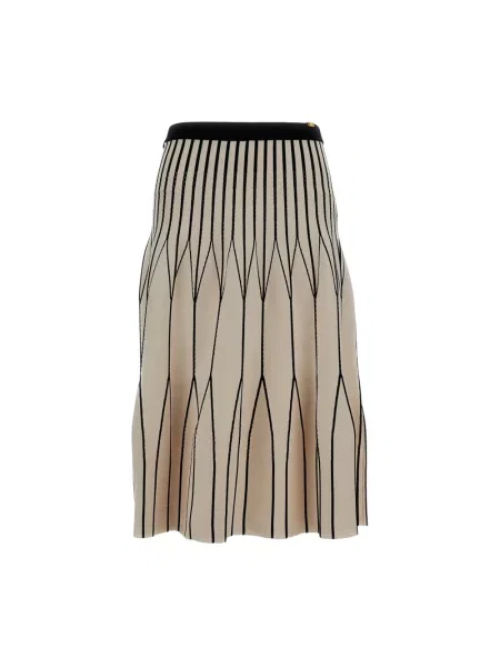Spódnica Elisabetta Franchi beżowa