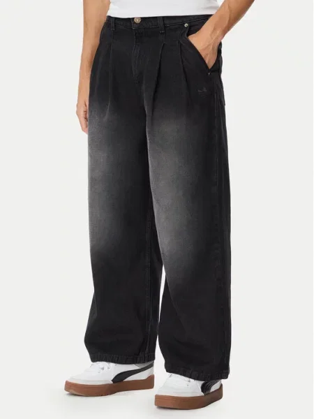 Adidas Džinsai Jeans Mid-Rise juoda