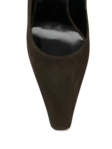 Pantofi cu toc Jude verde