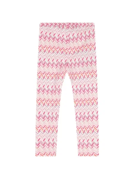 Legginsy dziecięce Missoni różowe
