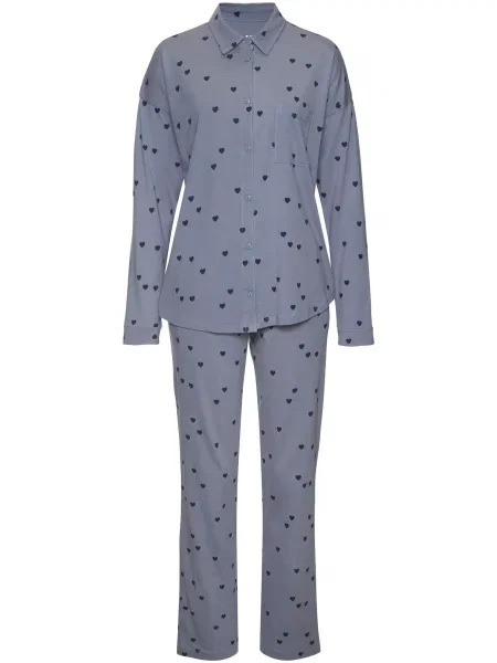 VIVANCE Pijama Dreams bleumarin / deschis albastru