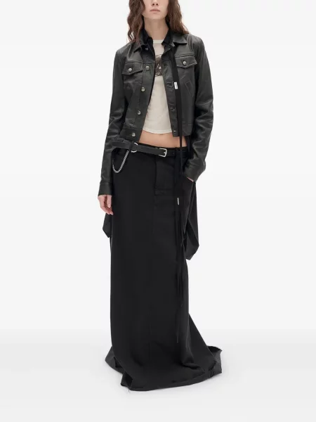 Geanta de piele Ann Demeulemeester negru