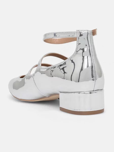 Туфлі Steve Madden Colleague блок срібний