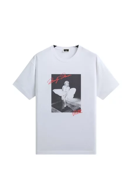 Tricou Kith cu imagine alb