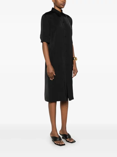 Košeľové šaty Jil Sander čierna