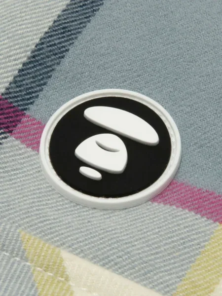 Cămașă Aape By A Bathing Ape în carouri galben