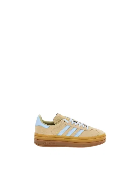 Sneakers adidas Gazelle Bold Stone Khaki/ Crystal Sky/ Gold Met. EUR 37 beżowe
