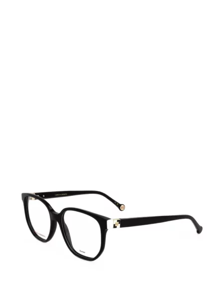 Ochelari de soare Carolina Herrera cu imprimeu geometric negru