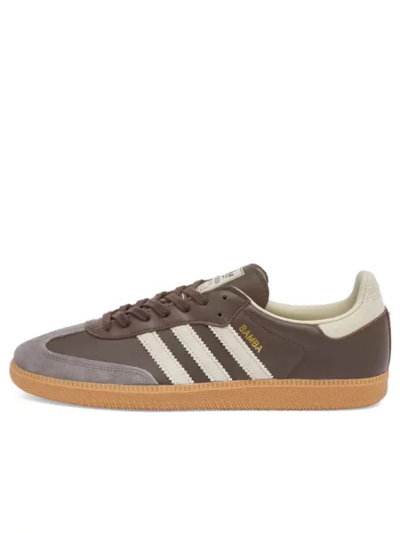 Sneakersy Adidas Originals skórzane brązowe