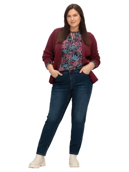SHEEGO Jeans denim albastru