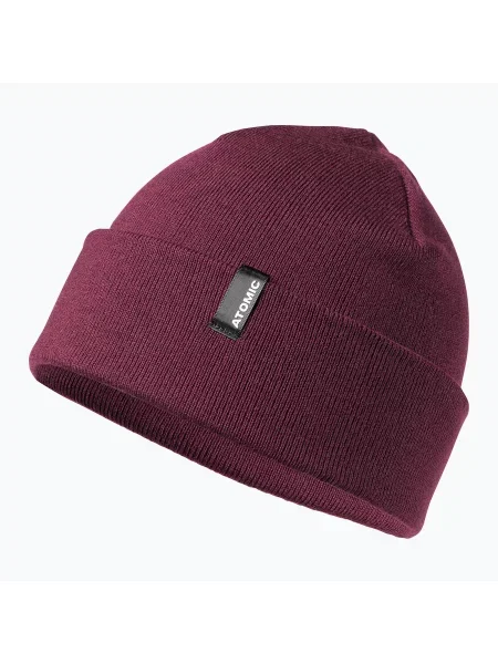 Atomic Alps Rolled Cuff Beanie bordó színű sapka. Méret: OS
